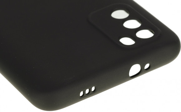 Чехол (клип-кейс) DF для Xiaomi Poco M3 poOriginal-03 черный (DF POORIGINAL-03 (BLACK))