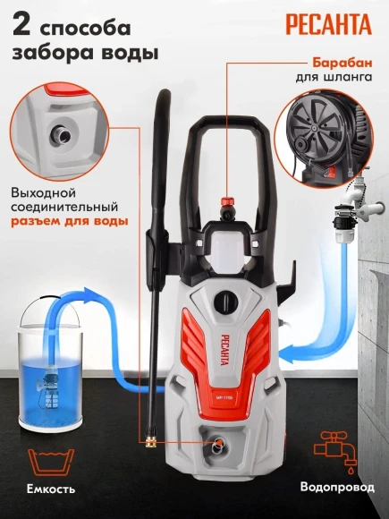 Минимойка Ресанта МР-170Б 1900Вт (70/8/21)