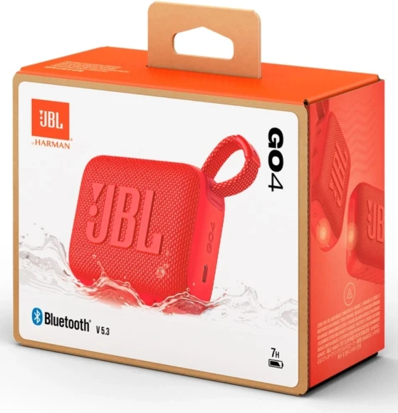 Колонка порт. JBL GO 4 красный 4.2W 1.0 BT 850mAh (JBLGO4RED) Колонка порт. JBL GO 4 красный 4.2W 1.0 BT 850mAh (JBLGO4RED)
