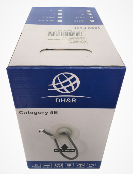 Кабель сетевой Ningbo UTP 4 пары cat.5E solid 0.5мм CCA molded 305м серый Кабель сетевой Ningbo UTP 4 пары cat.5E solid 0.5мм CCA molded 305м серый