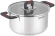 Кастрюля Rondell Stripes RDS-1637 2.8л. d=20см (с крышкой) стальной