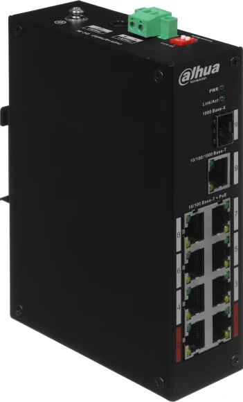 Коммутатор Dahua DH-PFS3110-8ET-96 8x100Мбит/с 1x1Гбит/с 1SFP 6PoE+ 2PoE++ 96W неуправляемый