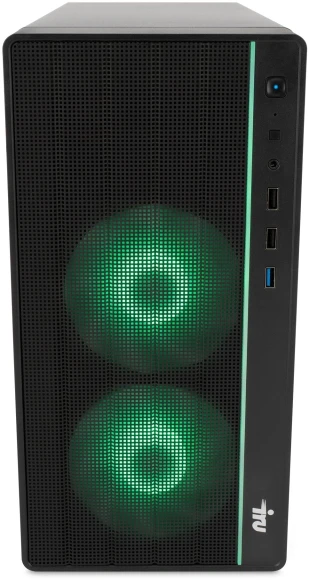 ПК IRU Tactio 320A5SEA MT Ryzen 5 5600 (3.5) 16Gb SSD512Gb RTX3050 6Gb без ОС GbitEth 500W черный (RUS) (2195820)