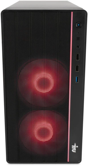 ПК IRU Tactio 320A5SEA MT Ryzen 5 5600 (3.5) 16Gb SSD512Gb RTX3050 6Gb без ОС GbitEth 500W черный (RUS) (2195820)