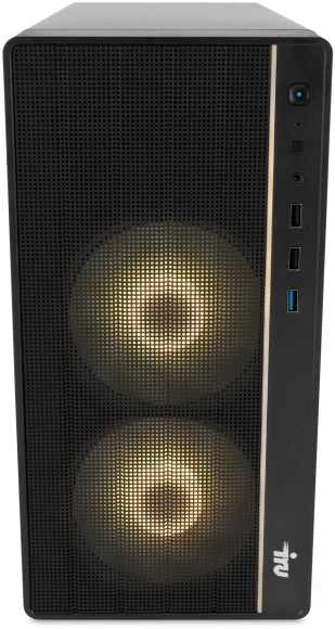 ПК IRU Tactio 320A5SEA MT Ryzen 5 5600 (3.5) 16Gb SSD512Gb RTX3050 6Gb без ОС GbitEth 500W черный (RUS) (2195820)