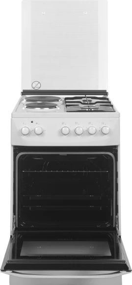 Плита Комбинированная Darina 1D KM 241 337 W белый/черный (стеклянная крышка) реш.сталь Плита Комбинированная Darina 1D KM 241 337 W белый/черный (стеклянная крышка) реш.сталь