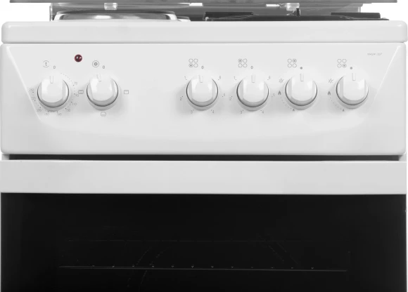 Плита Комбинированная Darina 1D KM 241 337 W белый/черный (стеклянная крышка) реш.сталь Плита Комбинированная Darina 1D KM 241 337 W белый/черный (стеклянная крышка) реш.сталь