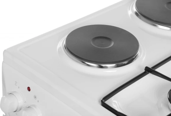 Плита Комбинированная Darina 1D KM 241 337 W белый/черный (стеклянная крышка) реш.сталь Плита Комбинированная Darina 1D KM 241 337 W белый/черный (стеклянная крышка) реш.сталь