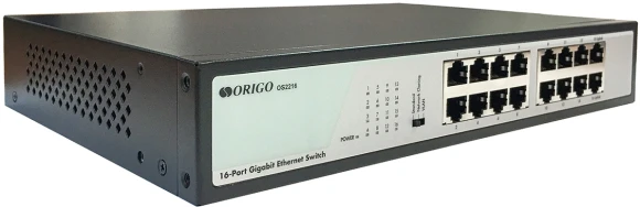 Коммутатор Origo OS2216 OS2216/A1A (L2) 16x1Гбит/с неуправляемый Коммутатор Origo OS2216 OS2216/A1A (L2) 16x1Гбит/с неуправляемый