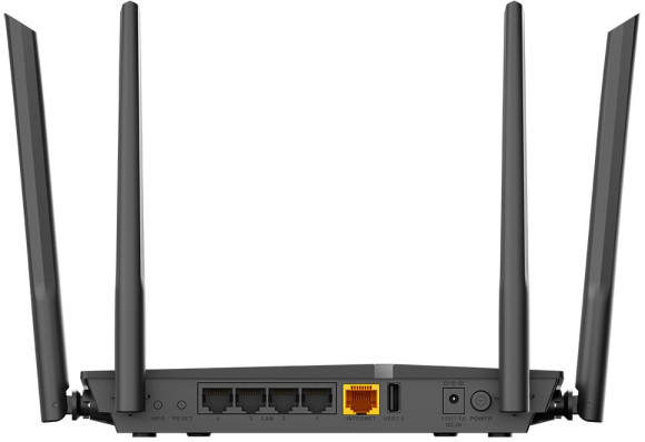 Роутер беспроводной D-Link DIR-1260/RU/R1A AC1200 10/100/1000BASE-TX/4G ready черный