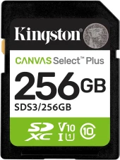 Флеш карта SDXC 256GB Kingston SDS3/256GB Canvas Select Plus V10 w/o adapter Флеш карта SDXC 256GB Kingston SDS3/256GB Canvas Select Plus V10 w/o adapter