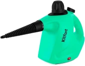 Пароочиститель ручной Kitfort КТ-9138-2 1050Вт черный/зеленый Пароочиститель ручной Kitfort КТ-9138-2 1050Вт черный/зеленый