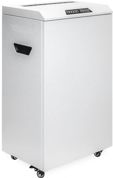 Шредер Heleos УО90-5 белый/черный (секр.P-5) фрагменты 21лист. 90лтр. скрепки скобы пл.карты CD Шредер Heleos УО90-5 белый/черный (секр.P-5) фрагменты 21лист. 90лтр. скрепки скобы пл.карты CD