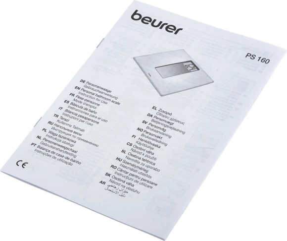 Весы напольные электронные Beurer PS160 макс.180кг белый Весы напольные электронные Beurer PS160 макс.180кг белый