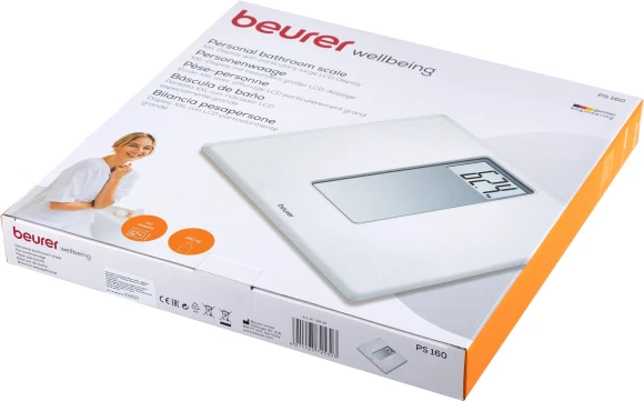 Весы напольные электронные Beurer PS160 макс.180кг белый Весы напольные электронные Beurer PS160 макс.180кг белый