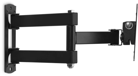 Кронштейн для телевизора Buro FL2S черный 15"-29" макс.12кг настенный поворотно-выдвижной и наклонный