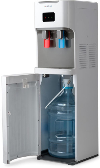 Кулер Hotfrost V115AE напольный электронный белый/серый