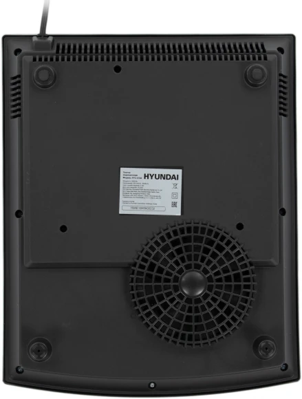 Плита Индукционная Hyundai HYC-0102 серебристый/черный стеклокерамика (настольная)