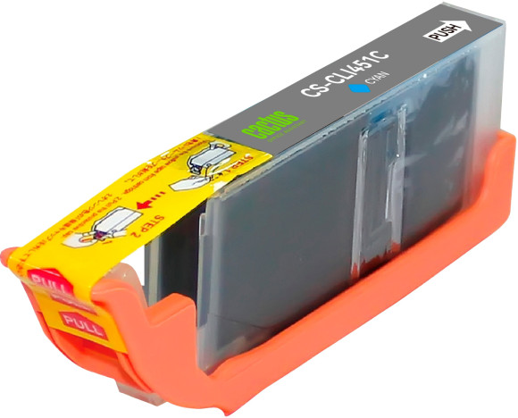 Картридж струйный Cactus CS-CLI451BK/M/C/Y черный/голубой/желтый/пурпурный набор (48мл) для Canon MG6340/5440/IP7240 с чипом