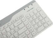 Клавиатура A4Tech Fstyler FBK25 белый/серый USB беспроводная BT/Radio slim Multimedia Клавиатура A4Tech Fstyler FBK25 белый/серый USB беспроводная BT/Radio slim Multimedia