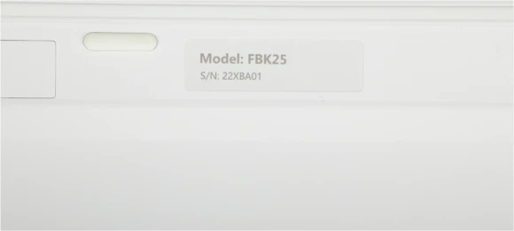 Клавиатура A4Tech Fstyler FBK25 белый/серый USB беспроводная BT/Radio slim Multimedia