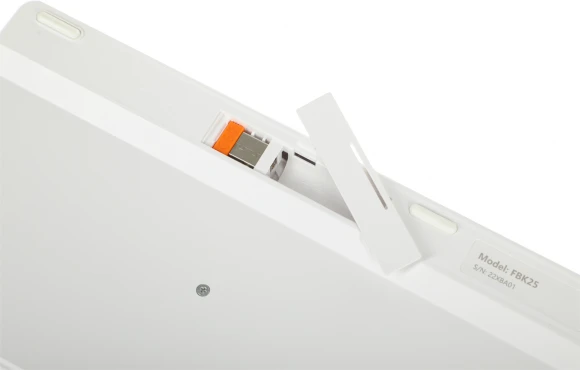 Клавиатура A4Tech Fstyler FBK25 белый/серый USB беспроводная BT/Radio slim Multimedia