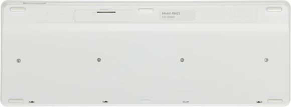 Клавиатура A4Tech Fstyler FBK25 белый/серый USB беспроводная BT/Radio slim Multimedia