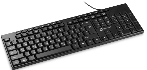 Клавиатура Оклик 125M черный USB Multimedia (1678108) Клавиатура Оклик 125M черный USB Multimedia (1678108)