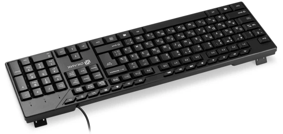 Клавиатура Оклик 125M черный USB Multimedia (1678108) Клавиатура Оклик 125M черный USB Multimedia (1678108)