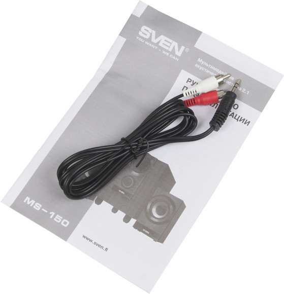 Колонки Sven MS-150 2.1 черный 15Вт