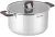 Кастрюля Rondell Stripes RDS-1638 5.2л. d=24см (с крышкой) стальной