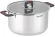 Кастрюля Rondell Stripes RDS-1638 5.2л. d=24см (с крышкой) стальной