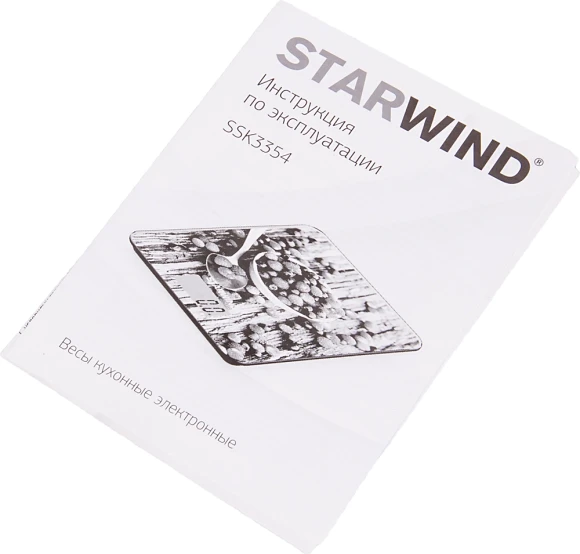 Весы кухонные электронные Starwind SSK3354 макс.вес:5кг