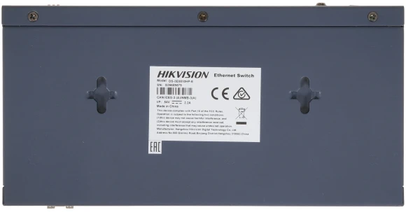 Коммутатор Hikvision DS-3E0510HP-E 9x1Гбит/с 1SFP 6PoE+ 2PoE++ 110W неуправляемый
