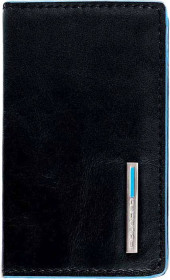 Чехол для визитных карт Piquadro Blue Square PP1263B2/N черный натур.кожа
