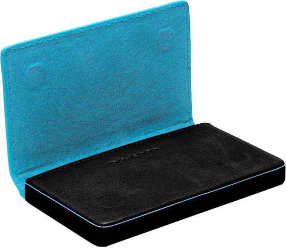 Чехол для визитных карт Piquadro Blue Square PP1263B2/N черный натур.кожа