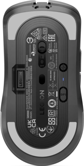Мышь Lenovo Legion M600s Wireless Gaming темно-серый оптическая 19000dpi беспров. BT/Radio USB 5but (GY51H47354)