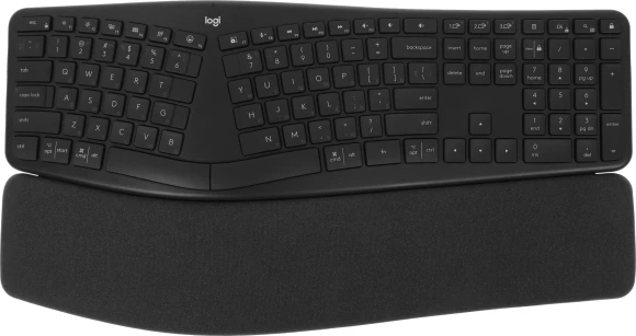 Клавиатура Logitech K860 черный USB беспроводная BT Multimedia Ergo (подставка для запястий) (920-010359)