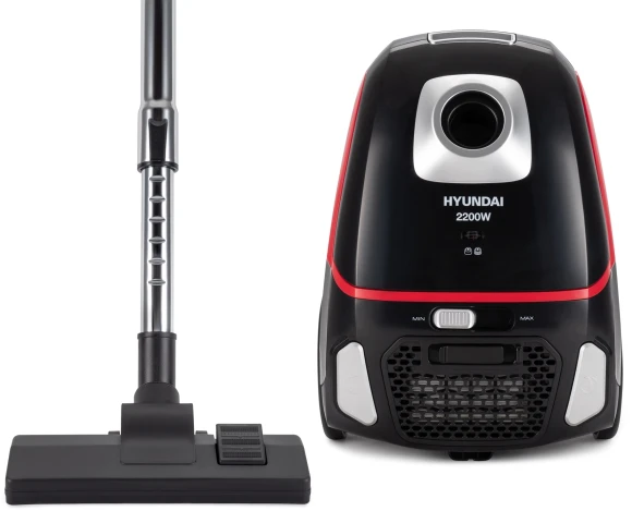 Пылесос Hyundai HYV-B4995 2220Вт черный/красный (в компл.:1мешок) Пылесос Hyundai HYV-B4995 2220Вт черный/красный (в компл.:1мешок)