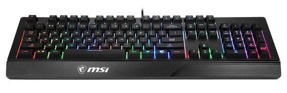 Клавиатура MSI VIGOR GK20 RU черный USB Multimedia for gamer LED (подставка для запястий) Клавиатура MSI VIGOR GK20 RU черный USB Multimedia for gamer LED (подставка для запястий)