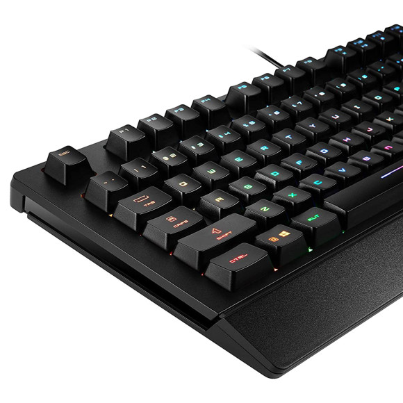 Клавиатура MSI VIGOR GK20 RU черный USB Multimedia for gamer LED (подставка для запястий) Клавиатура MSI VIGOR GK20 RU черный USB Multimedia for gamer LED (подставка для запястий)