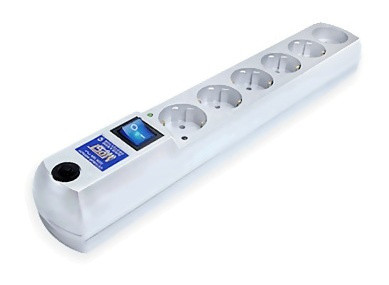 Сетевой фильтр Most HV6 5м (6 розеток) белый (коробка)