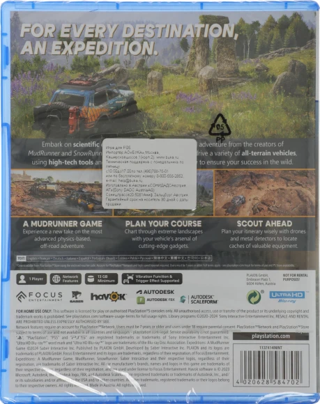 Игра для PS5 PlayStation Expeditions: A MudRunner Game (0+)