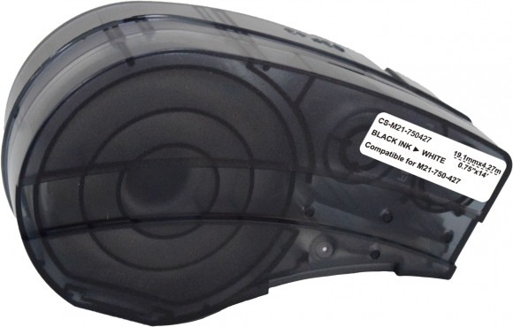 Картридж ленточный Cactus CS-M21-750427 черный на белом 19.1x4.27 для Brady BMP21-PLUS, BMP21-LAB Картридж ленточный Cactus CS-M21-750427 черный на белом 19.1x4.27 для Brady BMP21-PLUS, BMP21-LAB