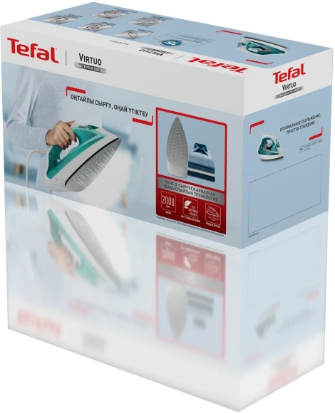 Утюг Tefal FV1R10F1 2000Вт бирюзовый/белый