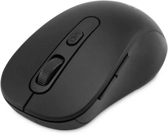 Мышь Оклик 677MW черный оптическая 1600dpi беспров. USB 6but (1520859)