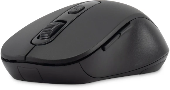 Мышь Оклик 677MW черный оптическая 1600dpi беспров. USB 6but (1520859)