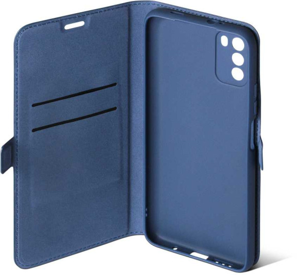 Чехол (флип-кейс) DF для Xiaomi Poco M3 poFlip-03 синий (DF POFLIP-03 (BLUE)) Чехол (флип-кейс) DF для Xiaomi Poco M3 poFlip-03 синий (DF POFLIP-03 (BLUE))
