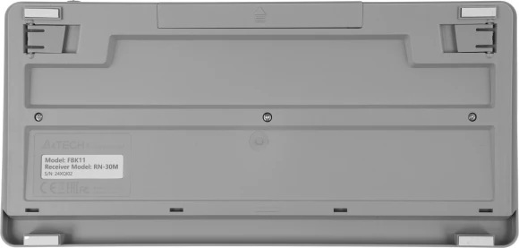 Клавиатура A4Tech Fstyler FBK11 белый/серый USB беспроводная BT/Radio slim (FBK11 WHITE)