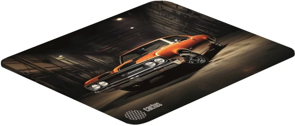 Коврик для мыши Cactus Orange Car рисунок 300x250x2мм (CS-MP-P06M)